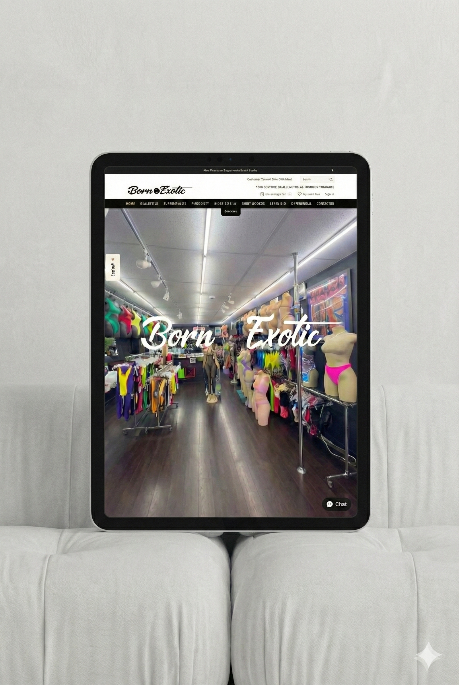 Born Exotic Shop - Tablet